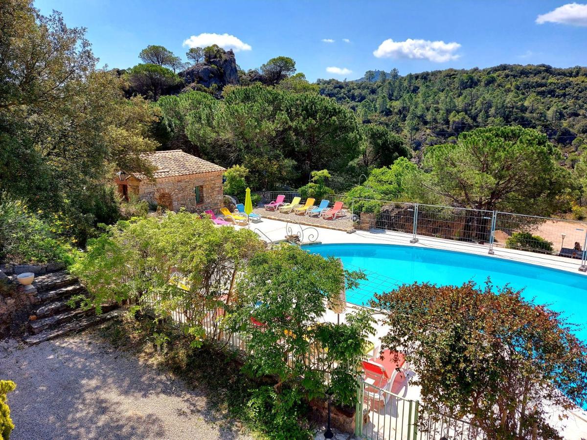 Hotel Les Hauts De Mourèze Dış mekan fotoğraf