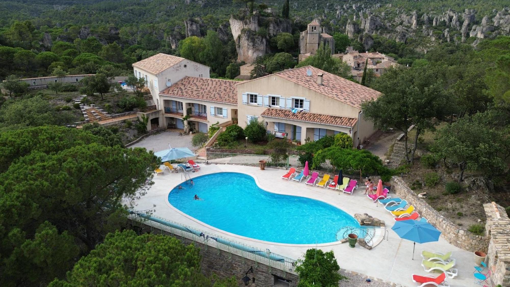 Hotel Les Hauts De Mourèze Dış mekan fotoğraf