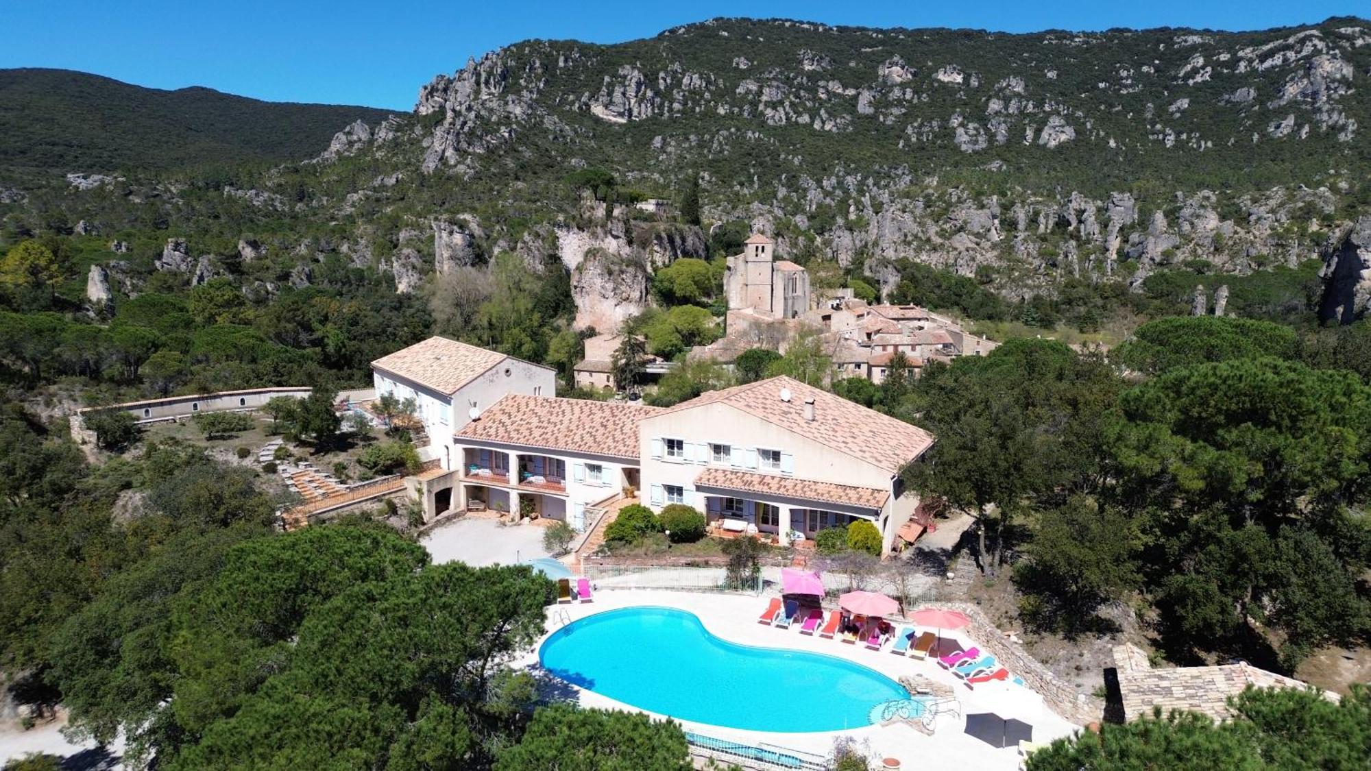 Hotel Les Hauts De Mourèze Dış mekan fotoğraf